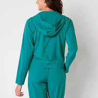 Xersion Womens FeatherLite Woven Lightweight Windbreaker