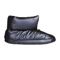 Isotoner Mikaela Nylon Puffer Womens Bootie Slippers