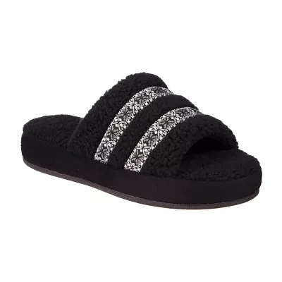 Isotoner Clara Recycled Berber Womens Slip-On Slippers