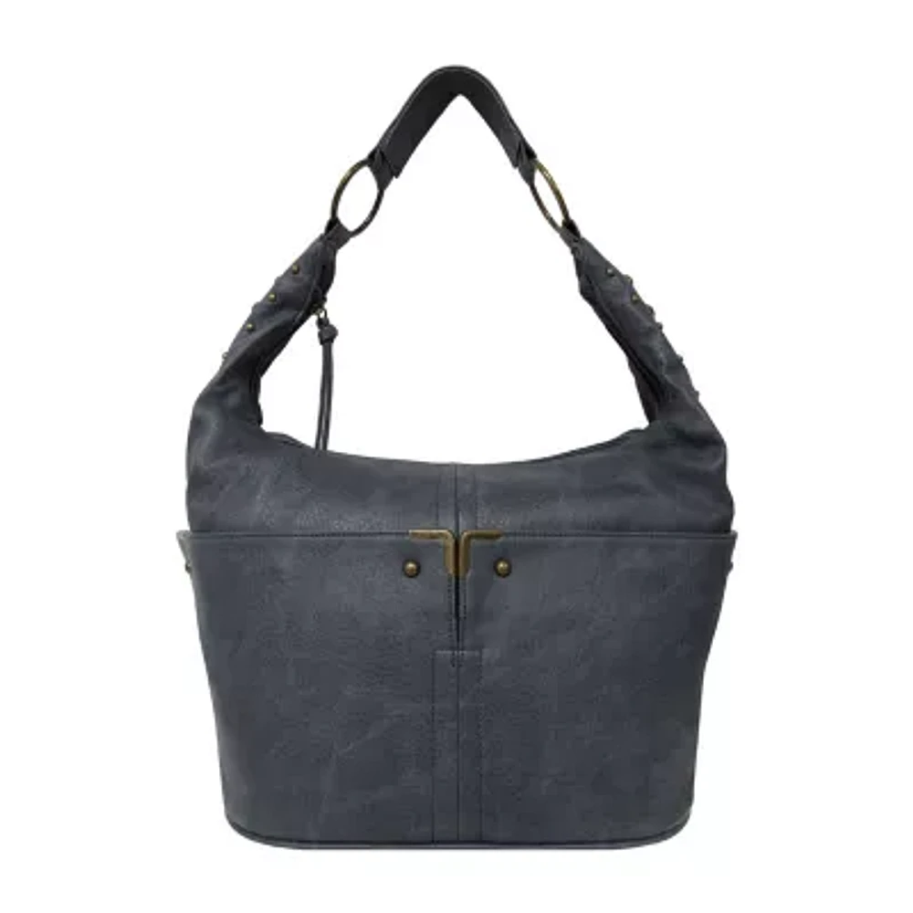 Bueno of California Studded Shoulder Bag