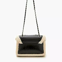 Forever 21 Fur Trim Crossbody Bag