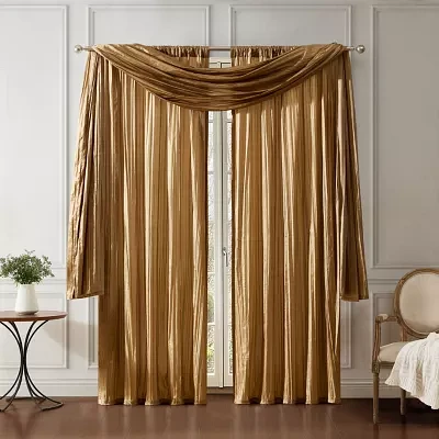 Elrene Home Fashions Athena Light-Filtering Rod Pocket Set of 2 Curtain Panel