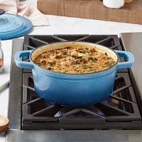 Smith & Clark Cast Iron 5-qt. Round Dutch Oven