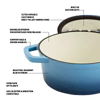 Smith & Clark Cast Iron 5-qt. Round Dutch Oven