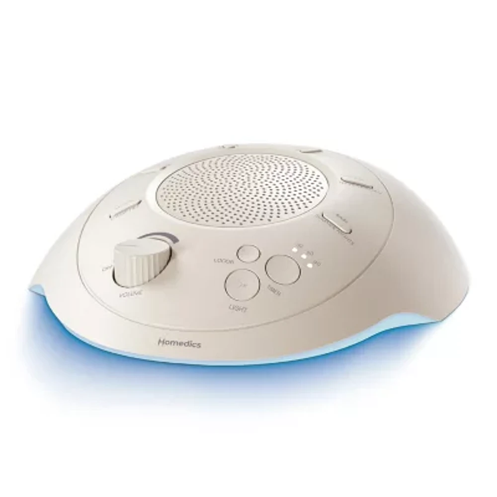 HoMedics Portable Sound Machine With Night Light Sound Machine