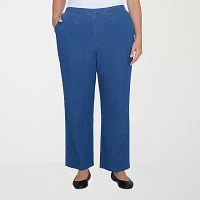 Alfred Dunner Lake Victoria Womens Mid Rise Relaxed Fit Jean