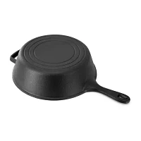 Megachef Pre-Sesoned Cast Iron 2-In-1 Cookware Set