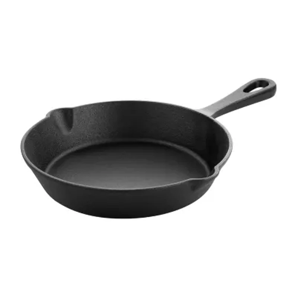 Megachef Pre-Seasoned Enameled Cast Iron 8" Frying Pan