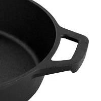 Megachef Pre-Seasoned Enameled Cast Iron 12" Frying Pan