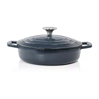 Megachef Enameled Cast Iron 2-qt. Braising Pan