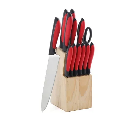 MegaChef 14-pc. Knife Block Set