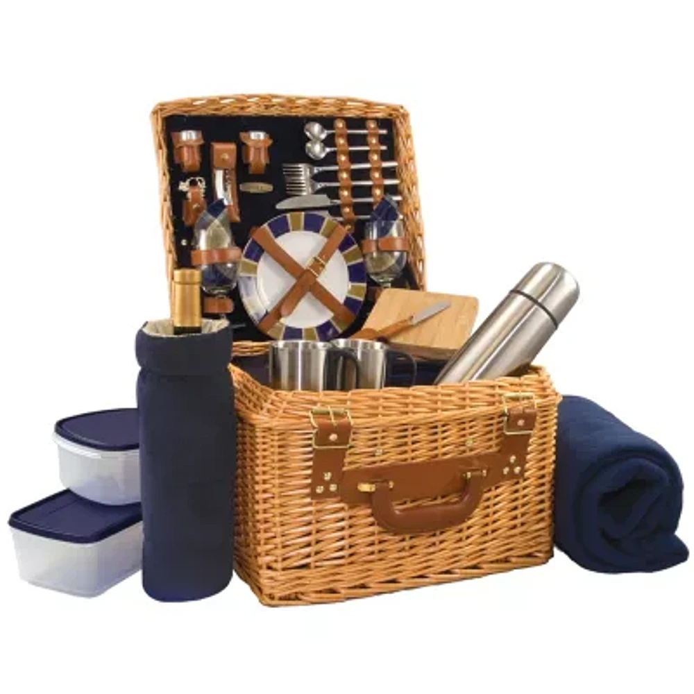 Picnic Time® Canterbury Picnic Basket for Two