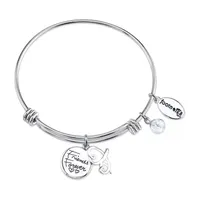 Footnotes Friend Stainless Steel Bangle Bracelet