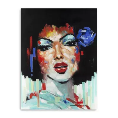 24X34 Confetti Girl I Canvas Wall Art