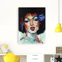 24X34 Confetti Girl I Canvas Wall Art