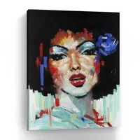 24X34 Confetti Girl I Canvas Wall Art