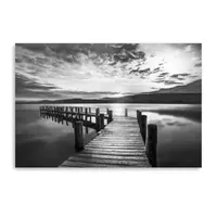 Lumaprints Evening Dock Canvas Art