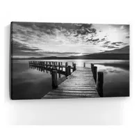 Lumaprints Evening Dock Canvas Art