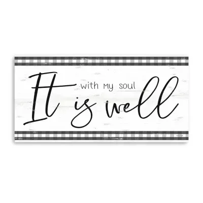 Lumaprints It Is Well With My Soul Giclee Canvas Art