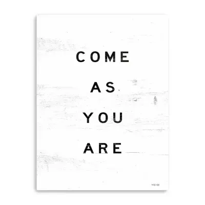 Lumaprints Come As You Are Giclee Canvas Art