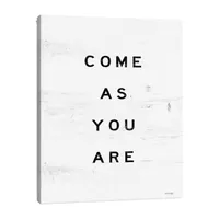 Lumaprints Come As You Are Giclee Canvas Art