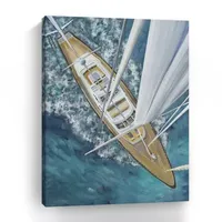 Lumaprints Sailing Around The World Giclee Canvas Art