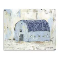 Lumaprints Blue Barnyard Giclee Canvas Art