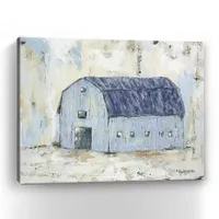 Lumaprints Blue Barnyard Giclee Canvas Art