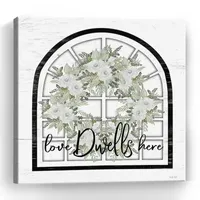 Lumaprints Love Dwells Here Giclee Canvas Art