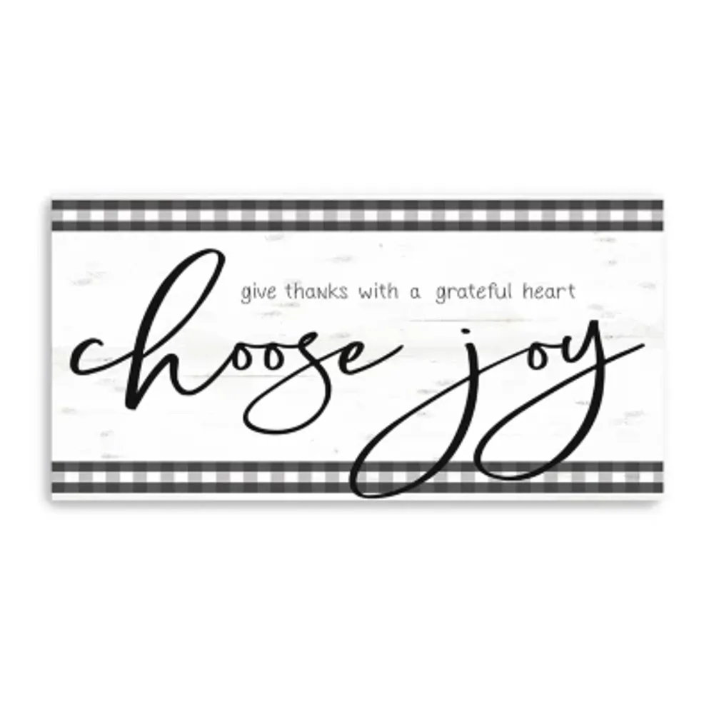 Lumaprints Choose Joy Giclee Canvas Art