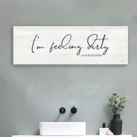 Lumaprints Bathroom Humor Panel I-Feeling Dirty Giclee Canvas Art