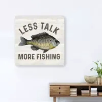 Lumaprints Less Talk More Fishing Ii-Fishing Giclee Canvas Art