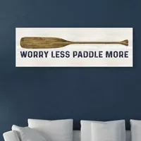 Lumaprints Less Talk More Fishing Panel I-Paddle More Giclee Canvas Art