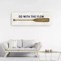 Lumaprints Less Talk More Fishing Panel Ii-Flow Giclee Canvas Art