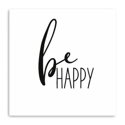 Lumaprints Be Happy Giclee Canvas Art