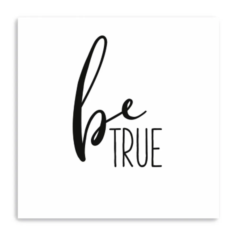 Lumaprints Be True Giclee Canvas Art