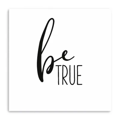 Lumaprints Be True Giclee Canvas Art