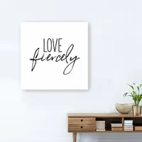 Lumaprints Love Fiercely Giclee Canvas Art