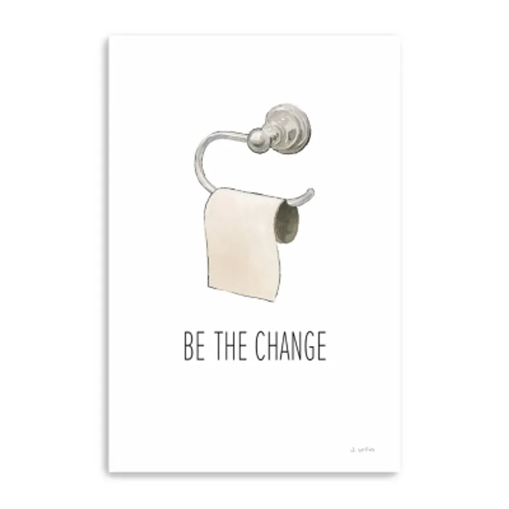 Lumaprints Be The Change Giclee Canvas Art