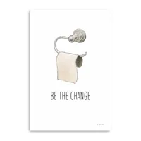 Lumaprints Be The Change Giclee Canvas Art