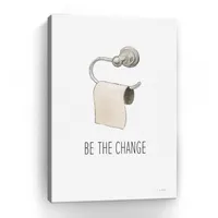 Lumaprints Be The Change Giclee Canvas Art