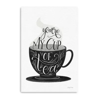 Lumaprints My Cup Of Tea Bw Giclee Canvas Art