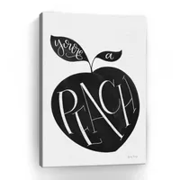 Lumaprints You Are A Peach Bw Giclee Canvas Art