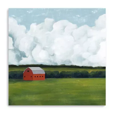 Lumaprints Lone Barn I Giclee Canvas Art