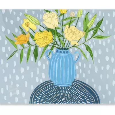 Lumaprints Flowers In Vase I Giclee Canvas Art