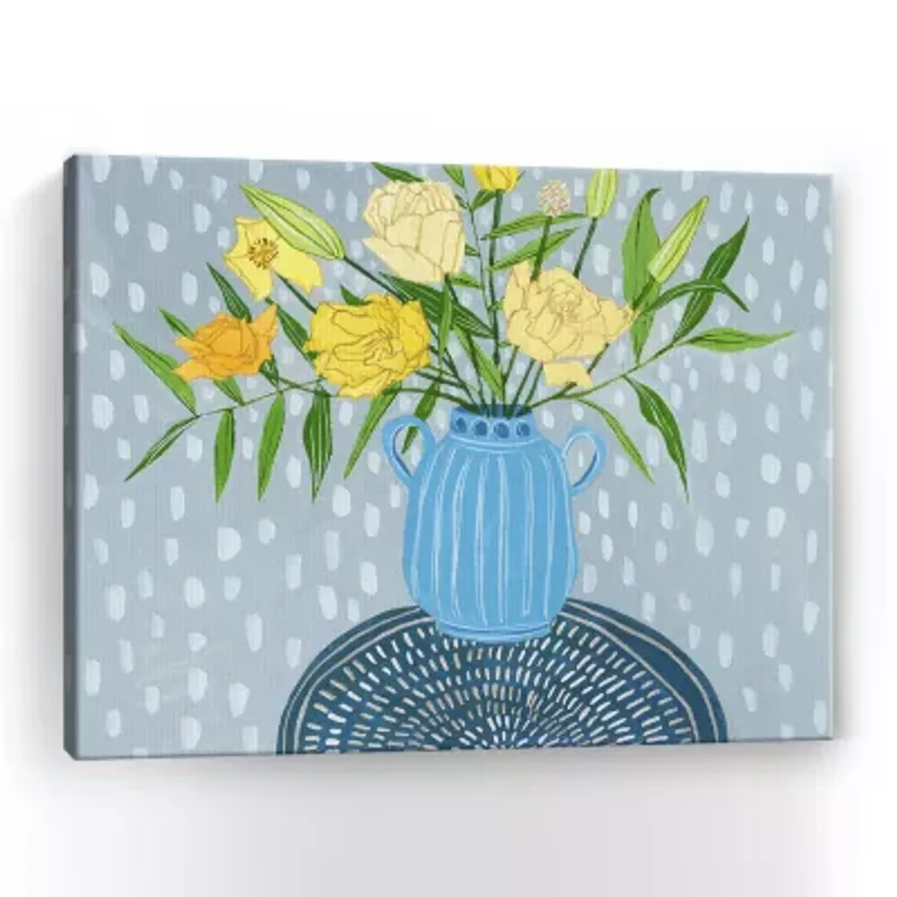 Lumaprints Flowers In Vase I Giclee Canvas Art