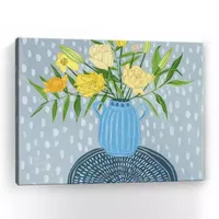 Lumaprints Flowers In Vase I Giclee Canvas Art