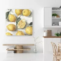 Lumaprints Fresh Lemons I Giclee Canvas Art