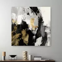 Lumaprints Neutral Gold Collage I Giclee Canvas Art