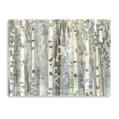 Lumaprints Birch Wood Meadow Canvas Art